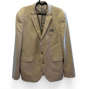 Textured Ivory Suit Jacket